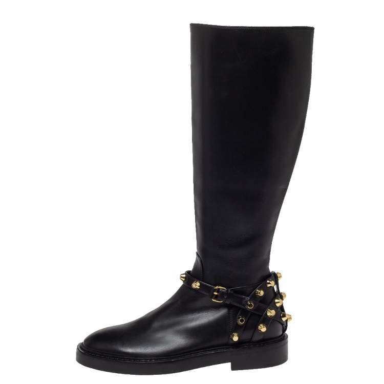 balenciaga knee high boots