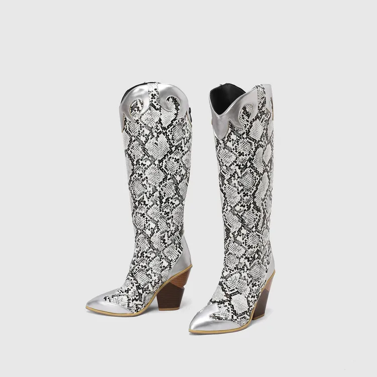 The Timeless Elegance of Snakeskin Knee High Boots