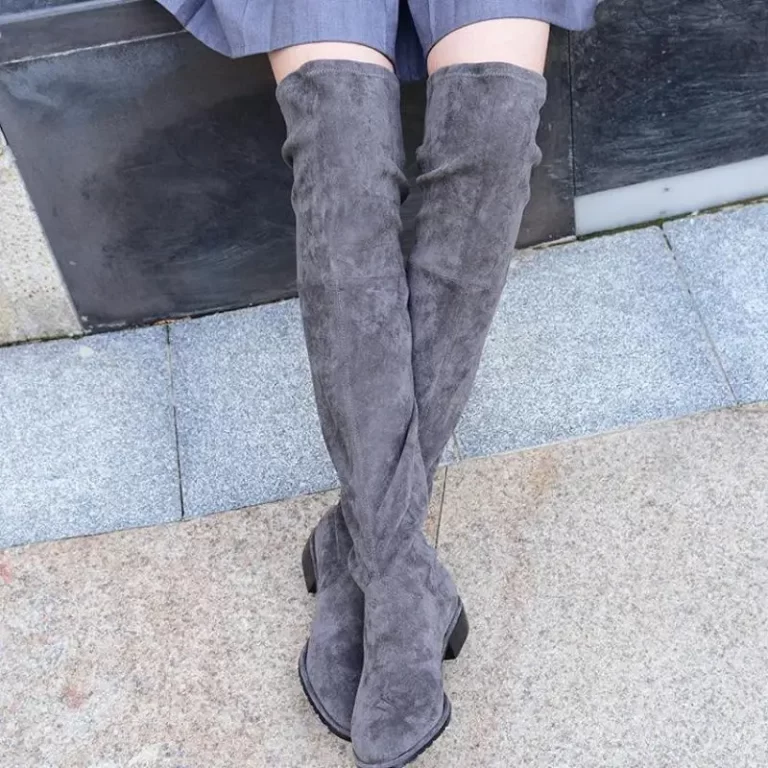 Gray Knee High Boots: Your Winter Wardrobe Essential