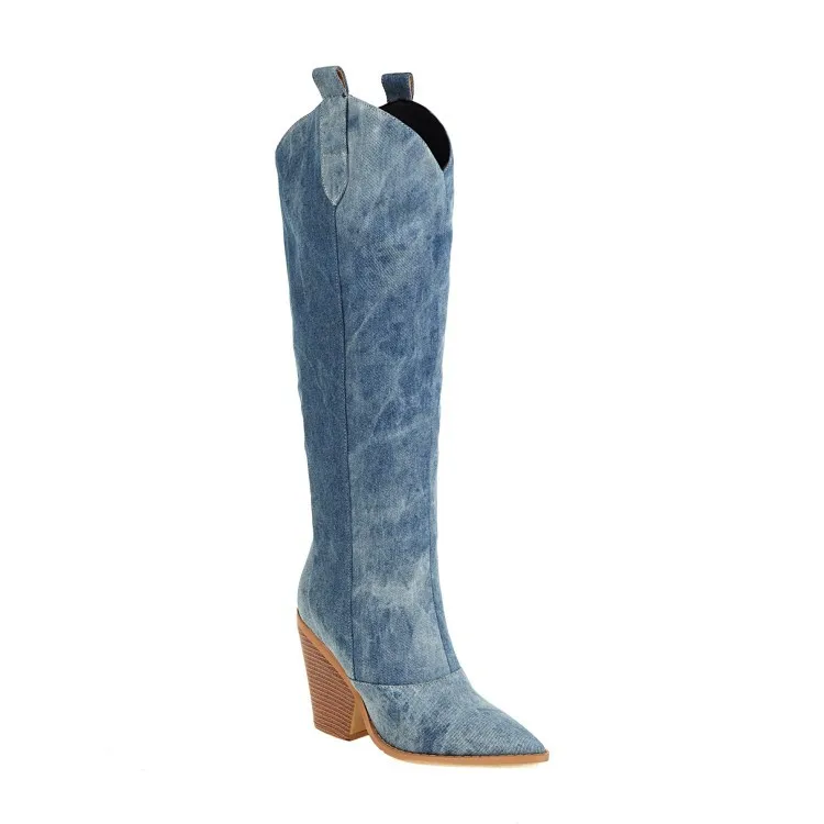 knee high cowboy boots wide calf