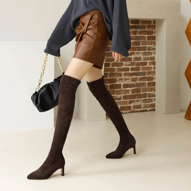 dresses with knee high boots