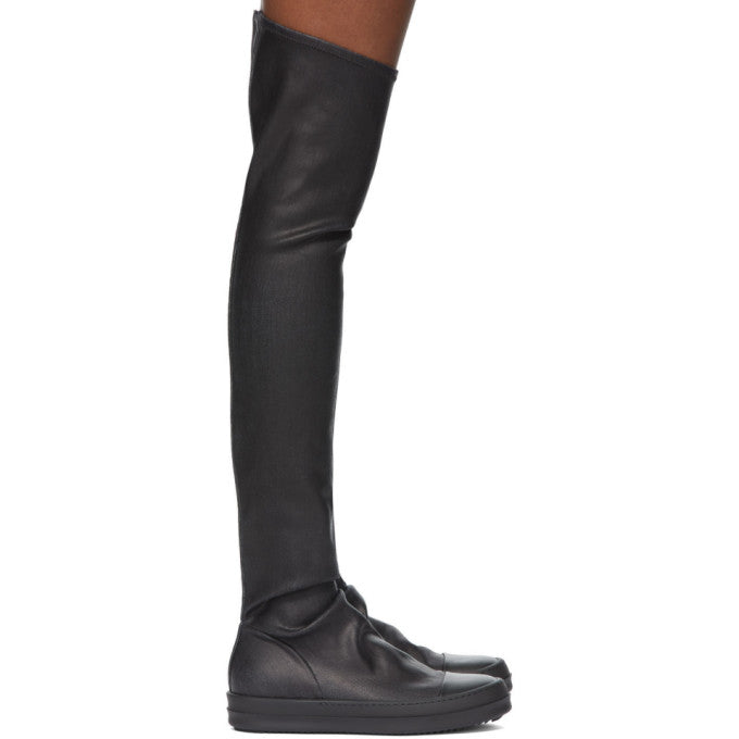 rick owens knee high boots