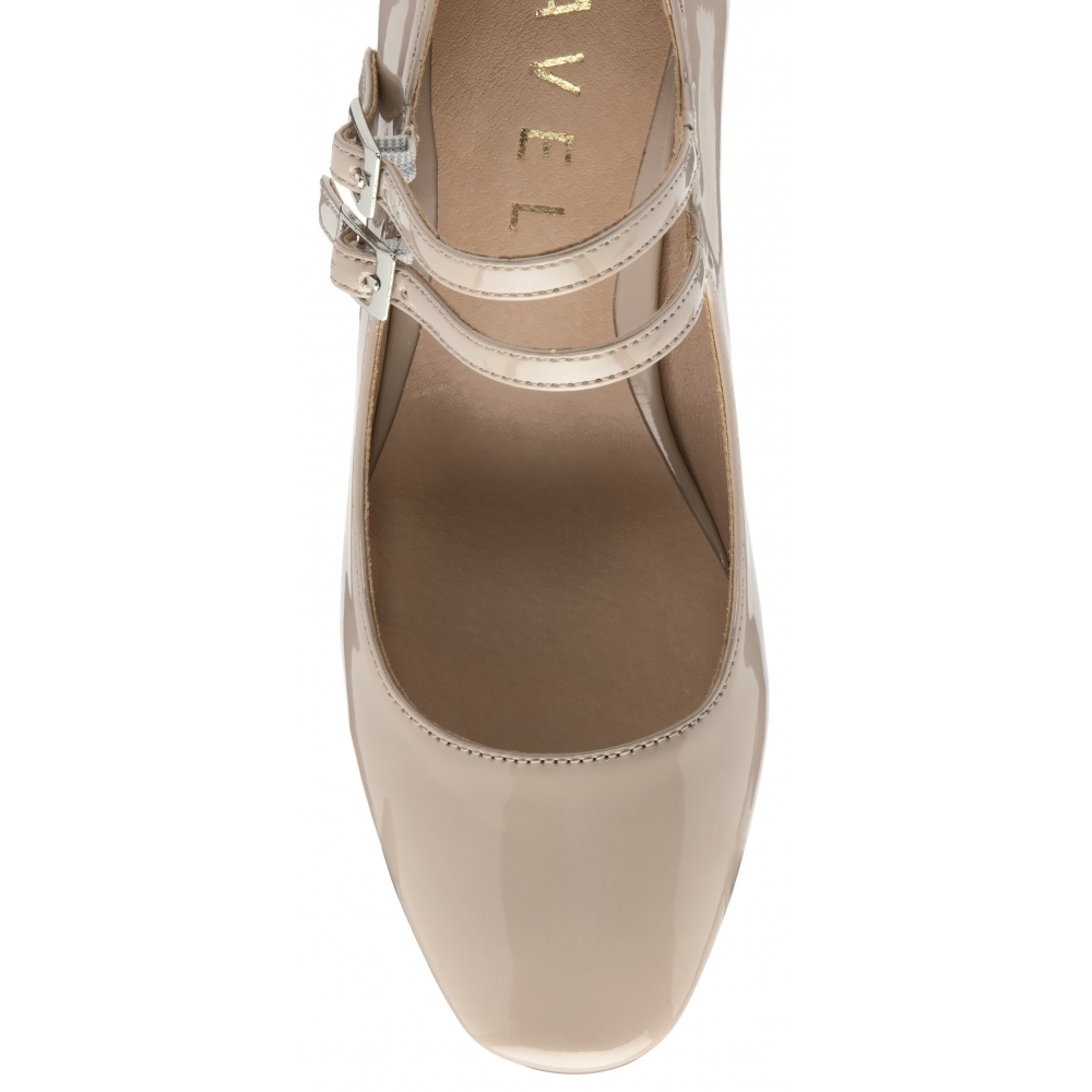 nude mary jane shoes