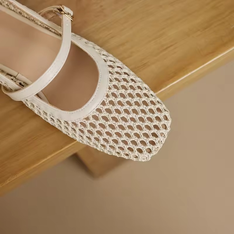 mesh mary jane shoes